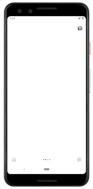Google Pixel showing App Actions Nike Run Club