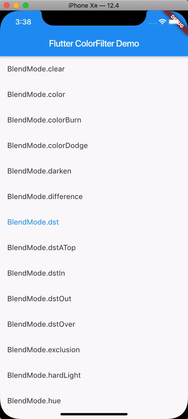 Flutter ColorFilter Demo