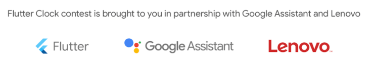 Flutter clock content partnership with Google Assistant and Lenovo
