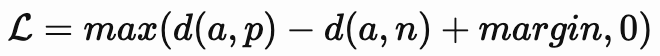 Figure 2: Triplet Loss Function.